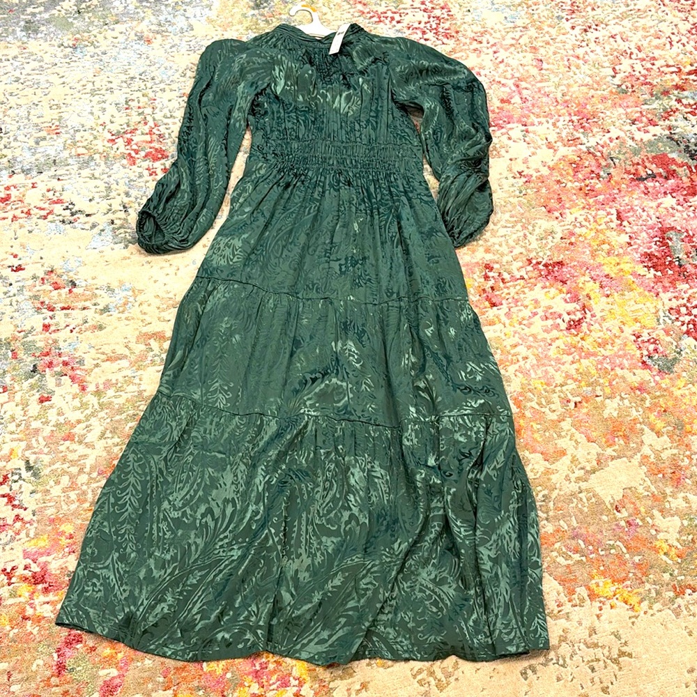 Somerset Maxi Dress with Long Sleeves size M